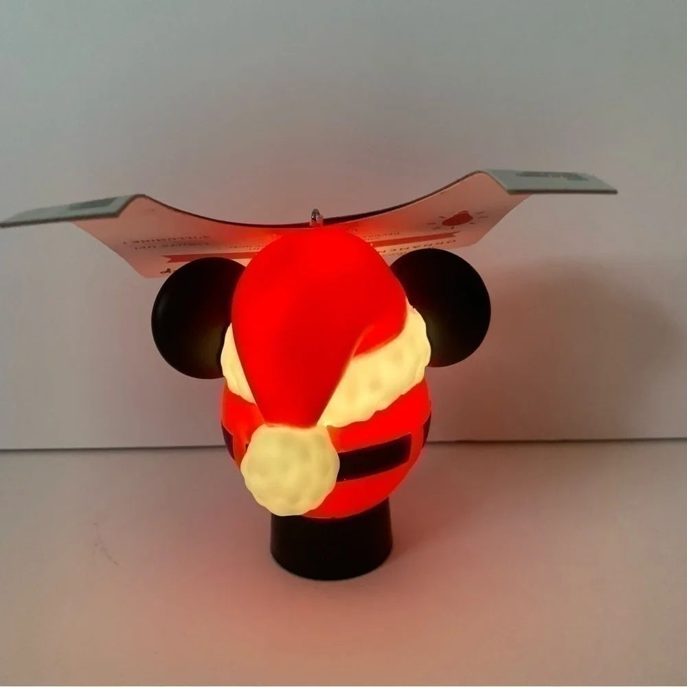 NWT. HALLMARK Disney Mickey Mouse Light Up Ornament